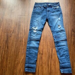 Road to Awe RtA skinny moto jeans size 27